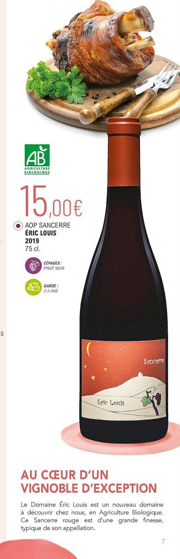 aop sancerre éric louis 2019
