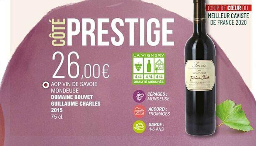 aop vin de savoie mondeuse domaine bouvet guillaume charles 2015