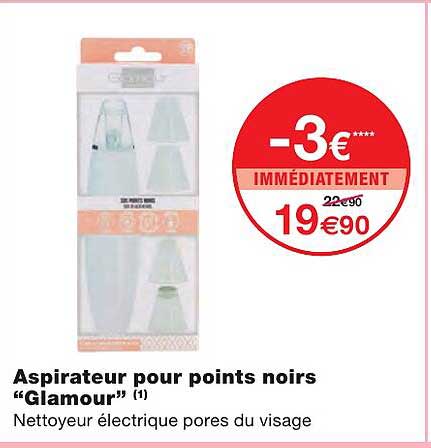 aspirateur pour points noirs "glamour"