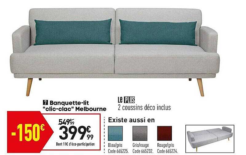 banquette-lit "clic-clac" melbourne