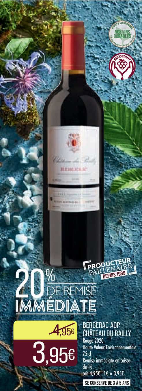 bergerac aop château du bailly rouge 2020