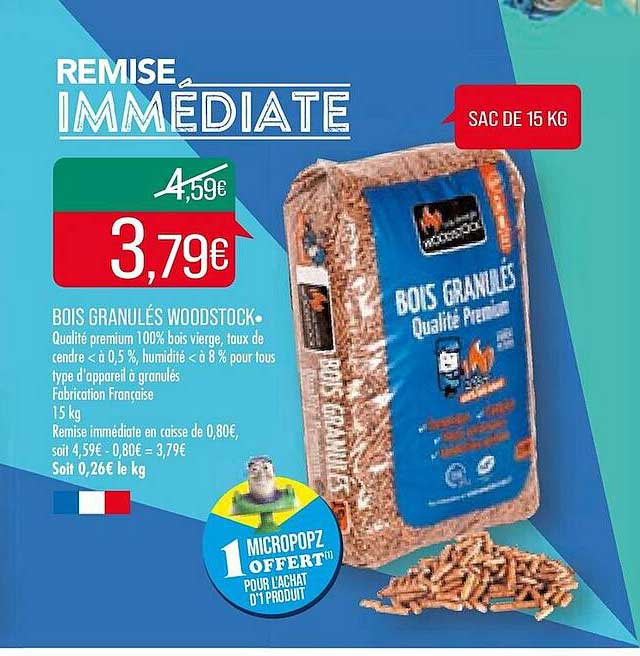 Bois Granulés Woodstock