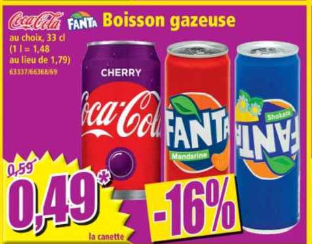 boisson gazeuse coca-cola, fanta