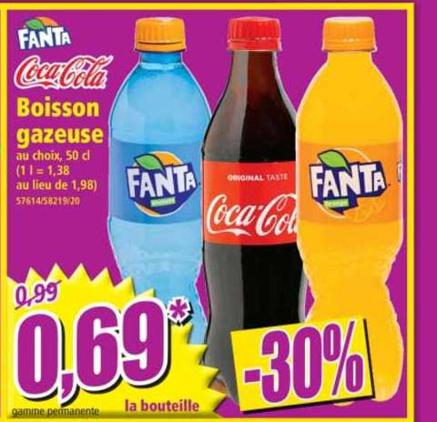 boisson gazeuse fanta, coca-cola