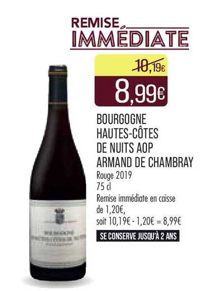 bourgogne hautes-côtes de nuits aop armand de chambray