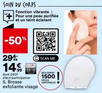 brosse exfoliante visage