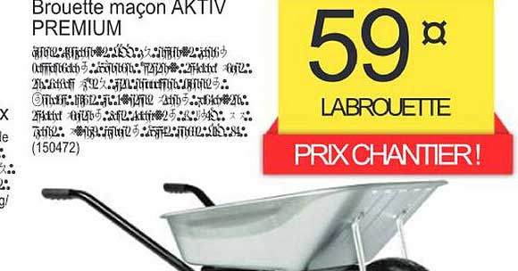 brouette maçon aktiv premium