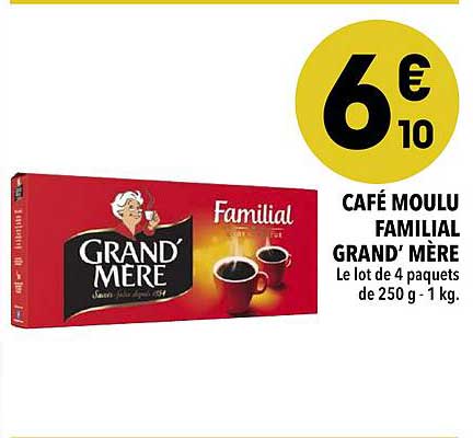 café moulu familial grand' mère