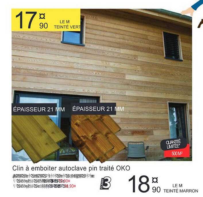 clin à emboiter autoclave pin traité oko