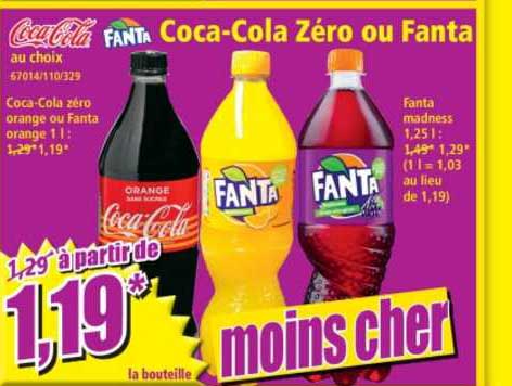 coca-cola zéro ou fanta