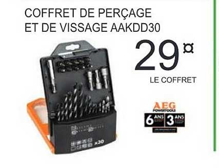 coffret de perçage et de vissage aakdd30