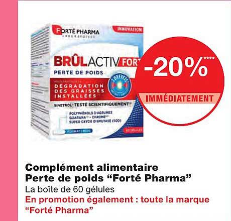 complément alimentaire perte de poids "forté pharma"