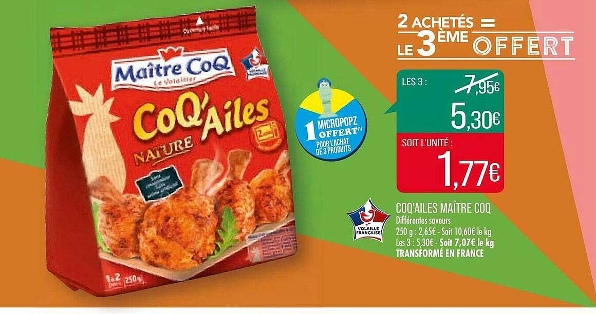 Coq'ailes Maître Coq