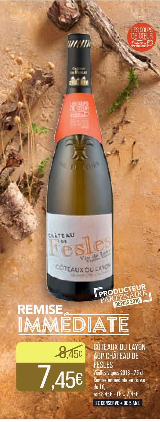 côteaux du layon aop château de fesles