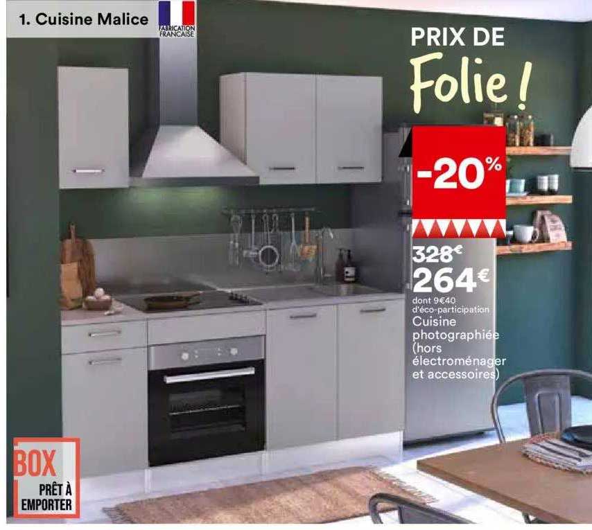 cuisine malice : cuisine photographiée (hors électroménager et accessoires)