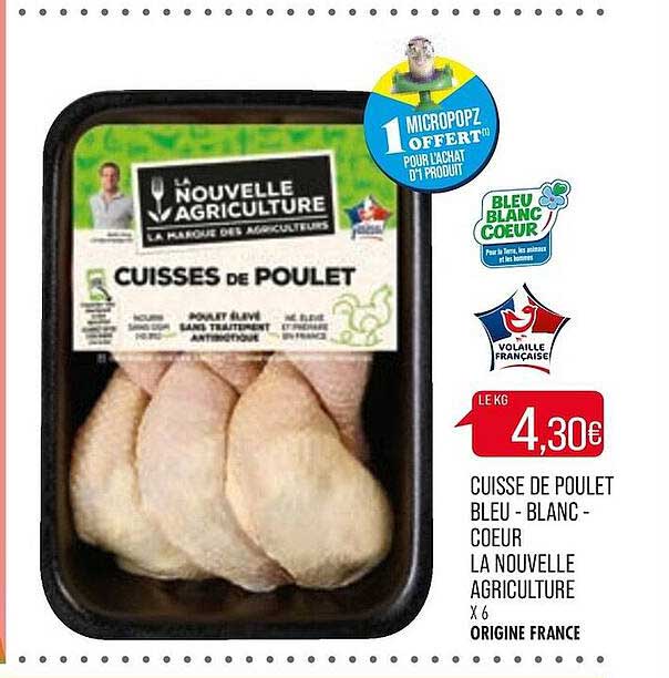 cuisse de poulet bleu - blanc - coeur la nouvelle agriculture