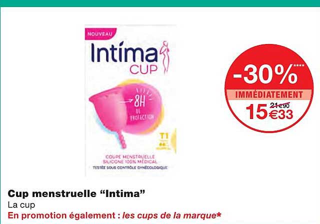 cup menstruelle "intima"
