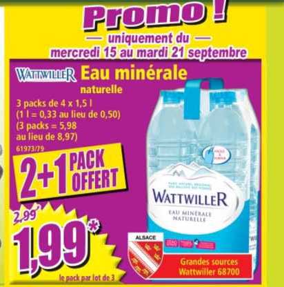 Eau Minérale Naturelle Wattwiller