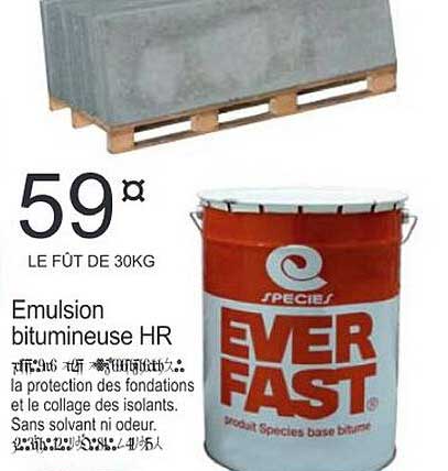 emulsion bitumineuse hr