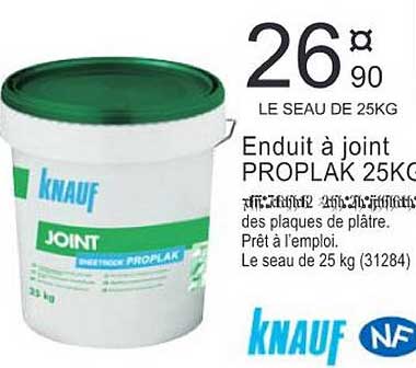 enduit à joint proplak 25kg