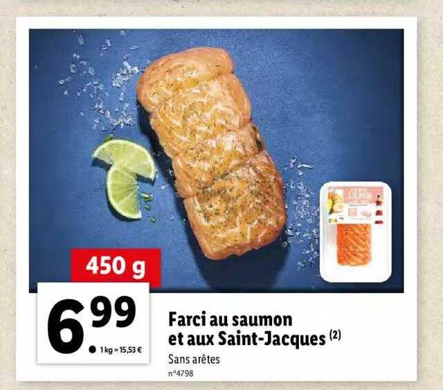 farci au saumon et aux saint-jacques
