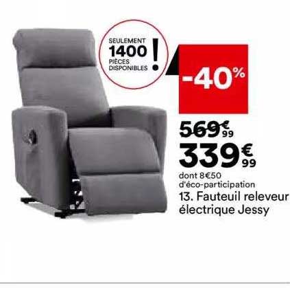 fauteuil releveur électrique jessy