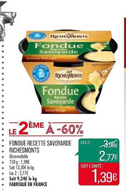 fondue recette savoyarde richesmonts
