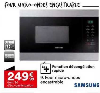 Four Micro-ondes Encastrable Samsung