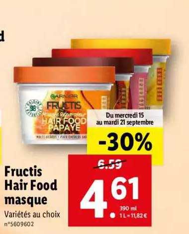 Fructis Hair Food Masque Garnier