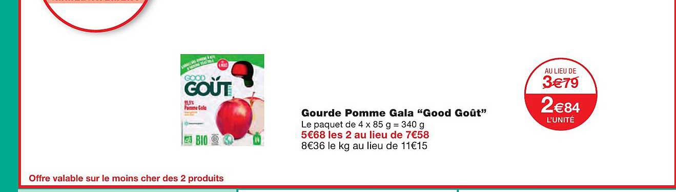 Gourde Pomme Gala "good Goût"