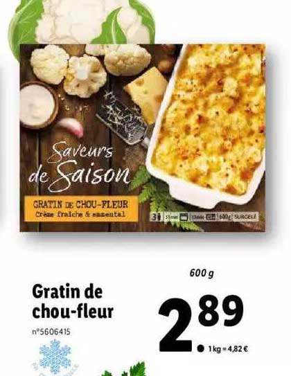 gratin de chou-fleur