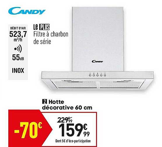 Hotte Décorative 60 Cm Candy