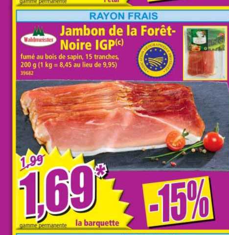 Jambon De La Forêt-noire Igp