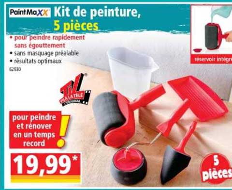 kit de peinture, 5 pièces paint maxx