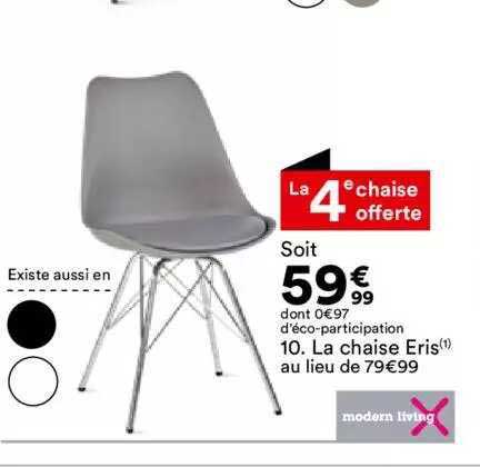 la chaise eris modern living