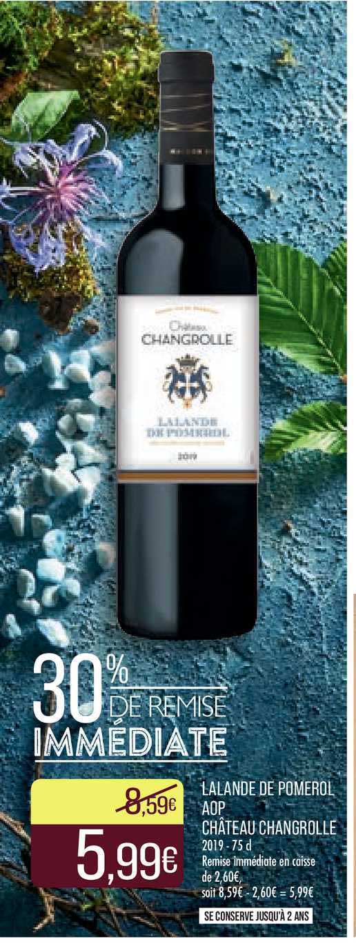 lalande de pomerol aop château changrolle 2019