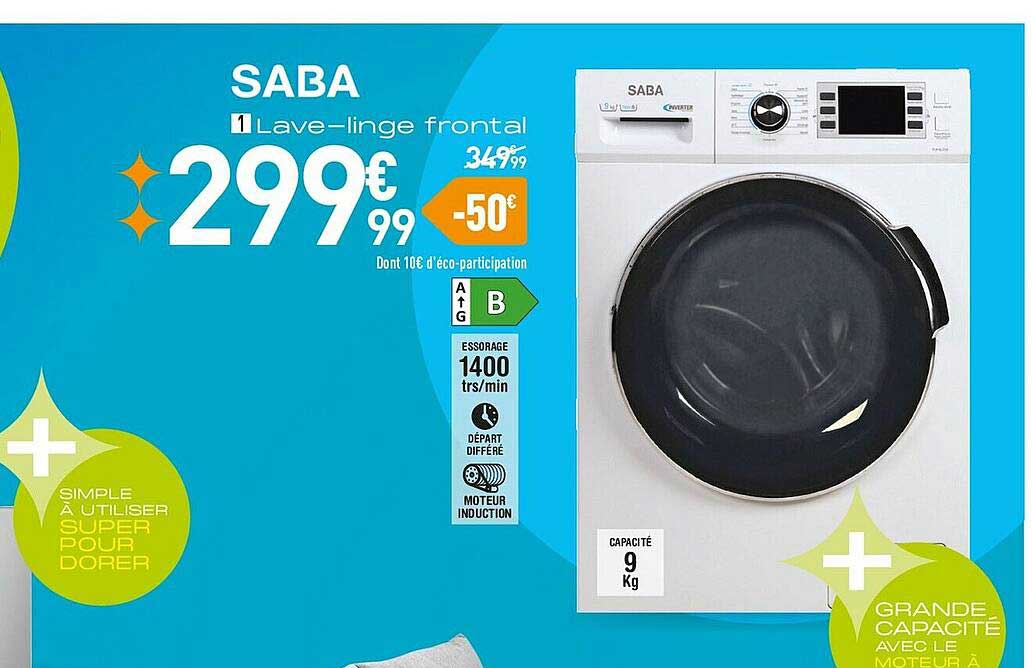 lave-linge frontal saba