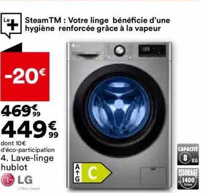 lave-linge hublot lg