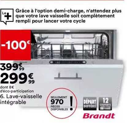 lave-vaisselle intégrable