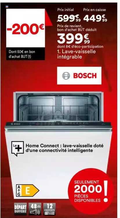 lave-vaisselle intégrable bosch