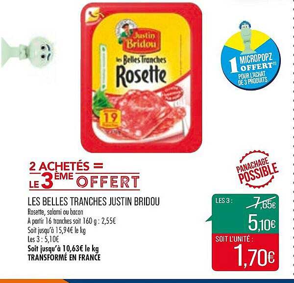 les belles tranches justin bridou