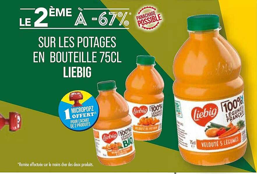 les potages en bouteille 75cl liebig
