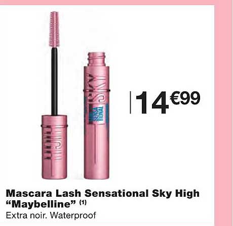 mascara lash sensational sky high "maybelline"