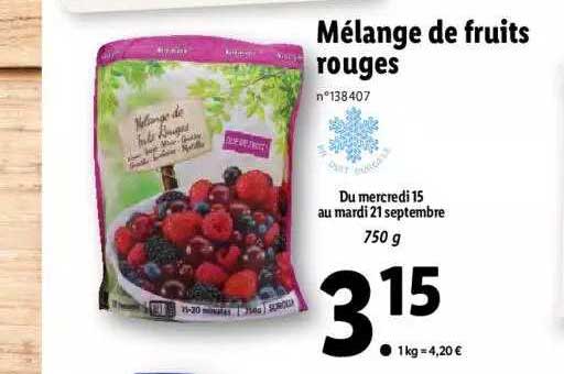 Mélange De Fruits Rouges
