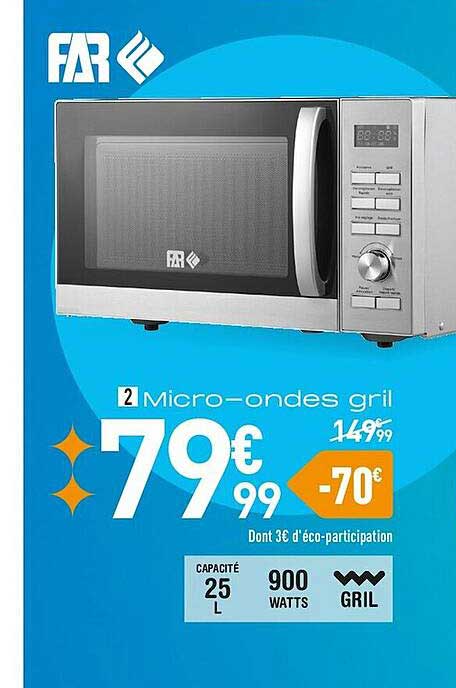 micro-ondes gril far