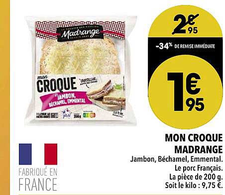 mon croque madrange