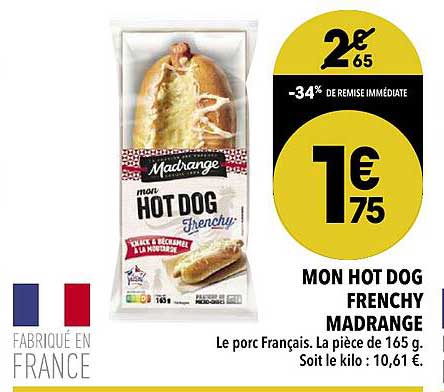 mon hot dog frenchy madrange