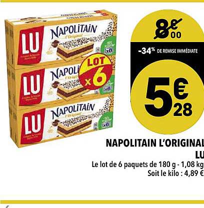 Napolitain L'original Lu