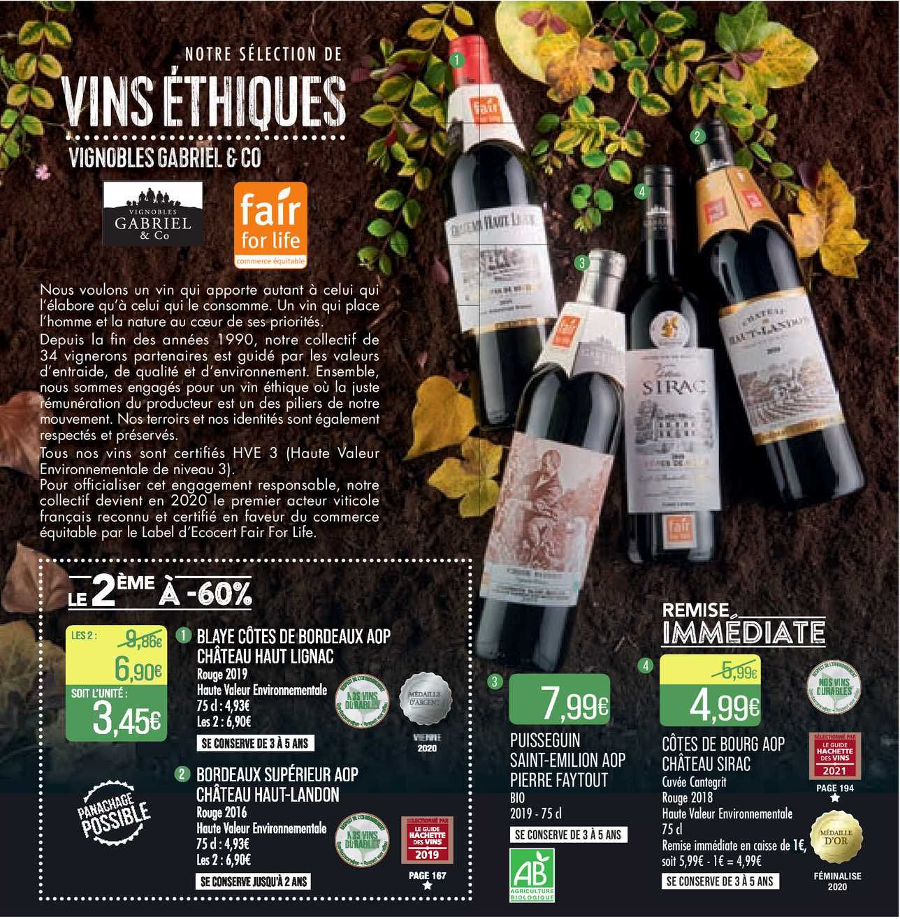 notre sélection de vins éthiques vignobles gabriel & co