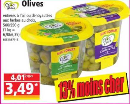 Olives Croc'frais